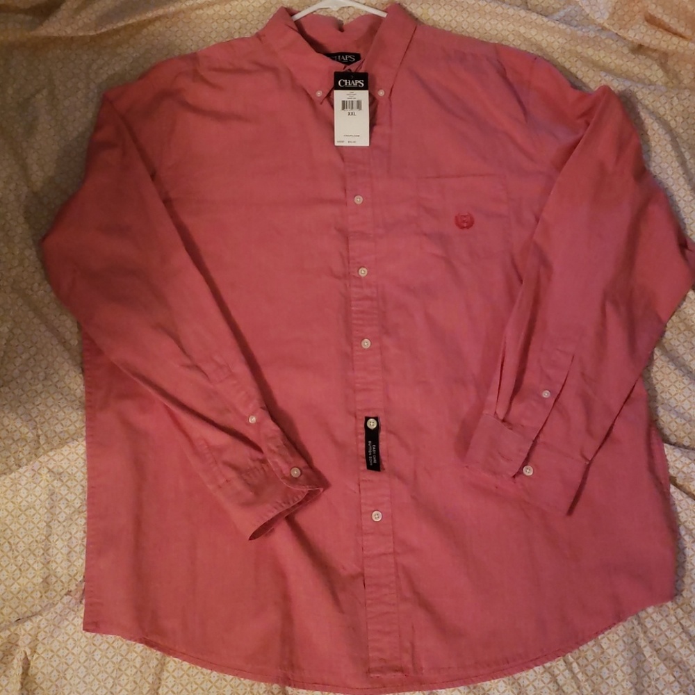 Chaps. Mens XXL button down dress shirt. NWT..